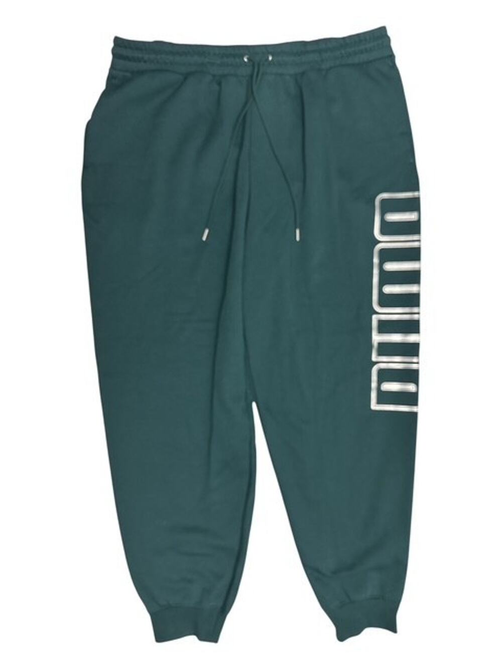 PUMA Mens XXL Sweatpants Cuffed Mid Rise Regular Fit Fleece Active Jogger Pants